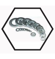 Plain Washers – Flat Circular Washers for Load Distribution and Joint Sealing in Bolted Connections – Mild Steel, Stainless Steel and Galvanized Steel, Metric and Inch Sizes, Zinc Plated Finish for Corrosion Resistance